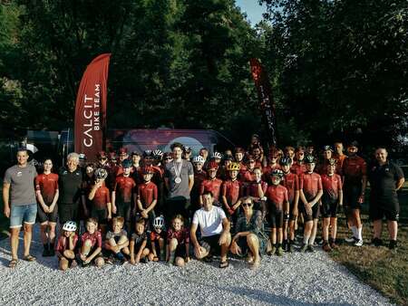 Calcit Bike Team s sprejemom počastil bronastega Matica (3)